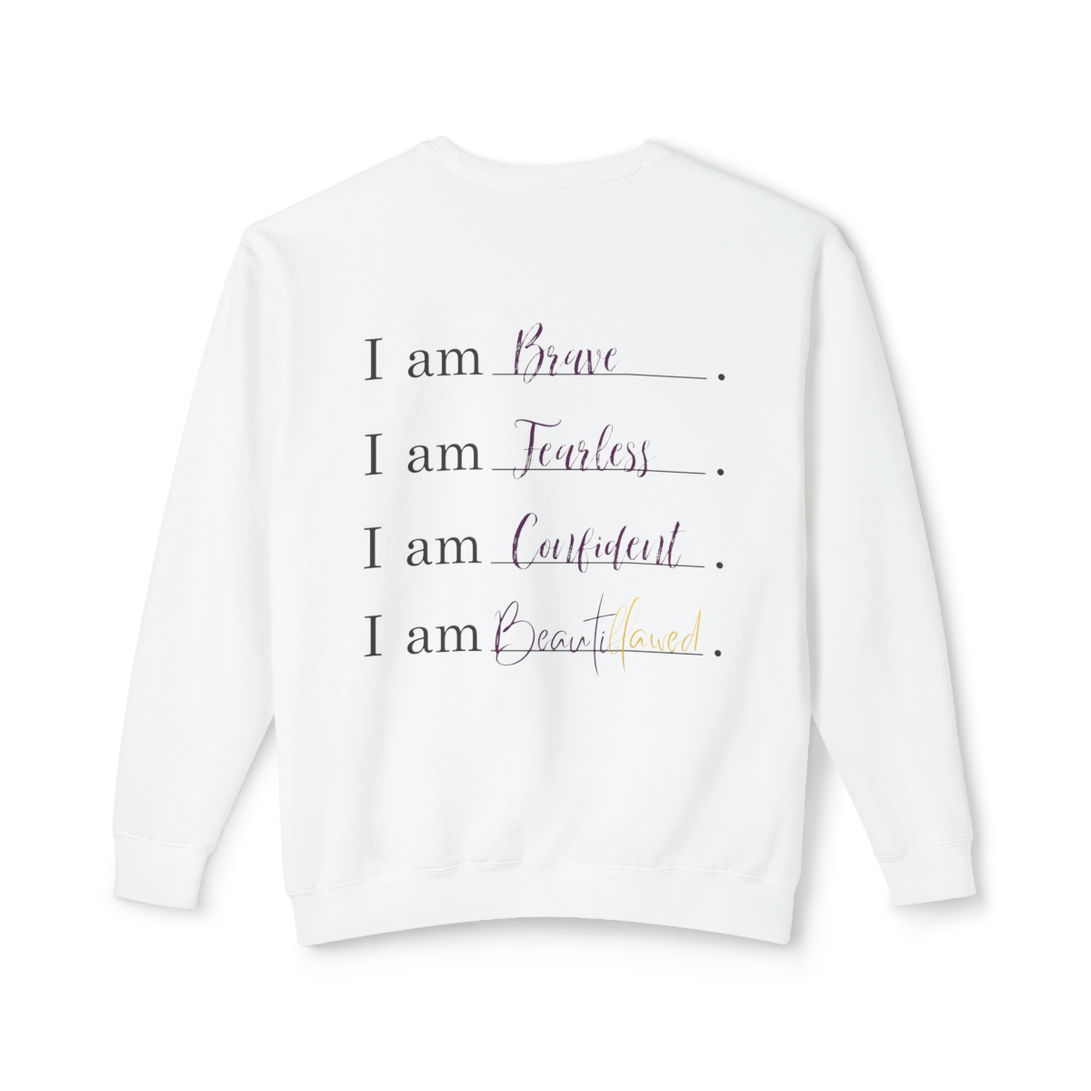 Unisex Lightweight Crewneck Sweatshirt - Image 2