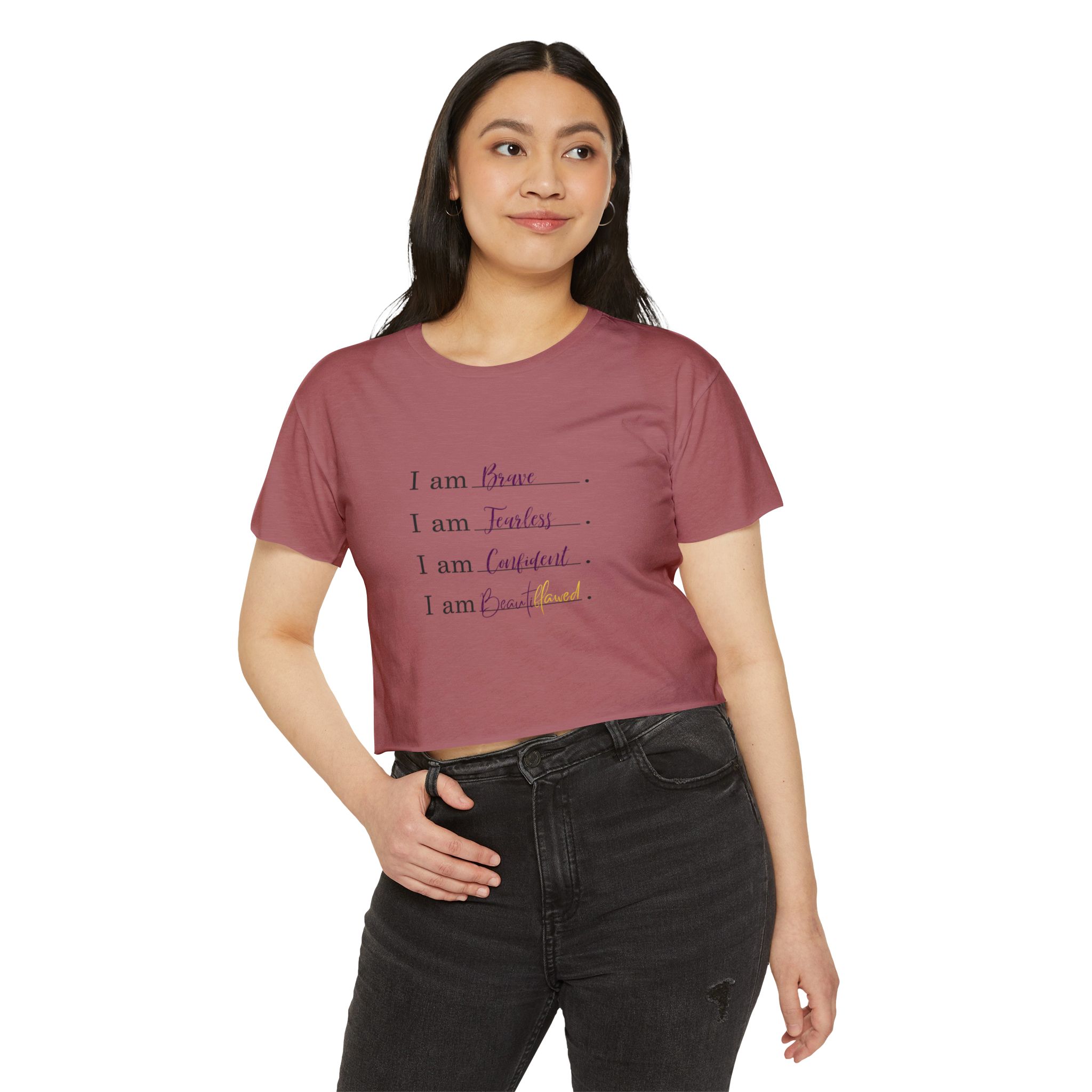 I am Beautiflawed Women's Curvy Tee
