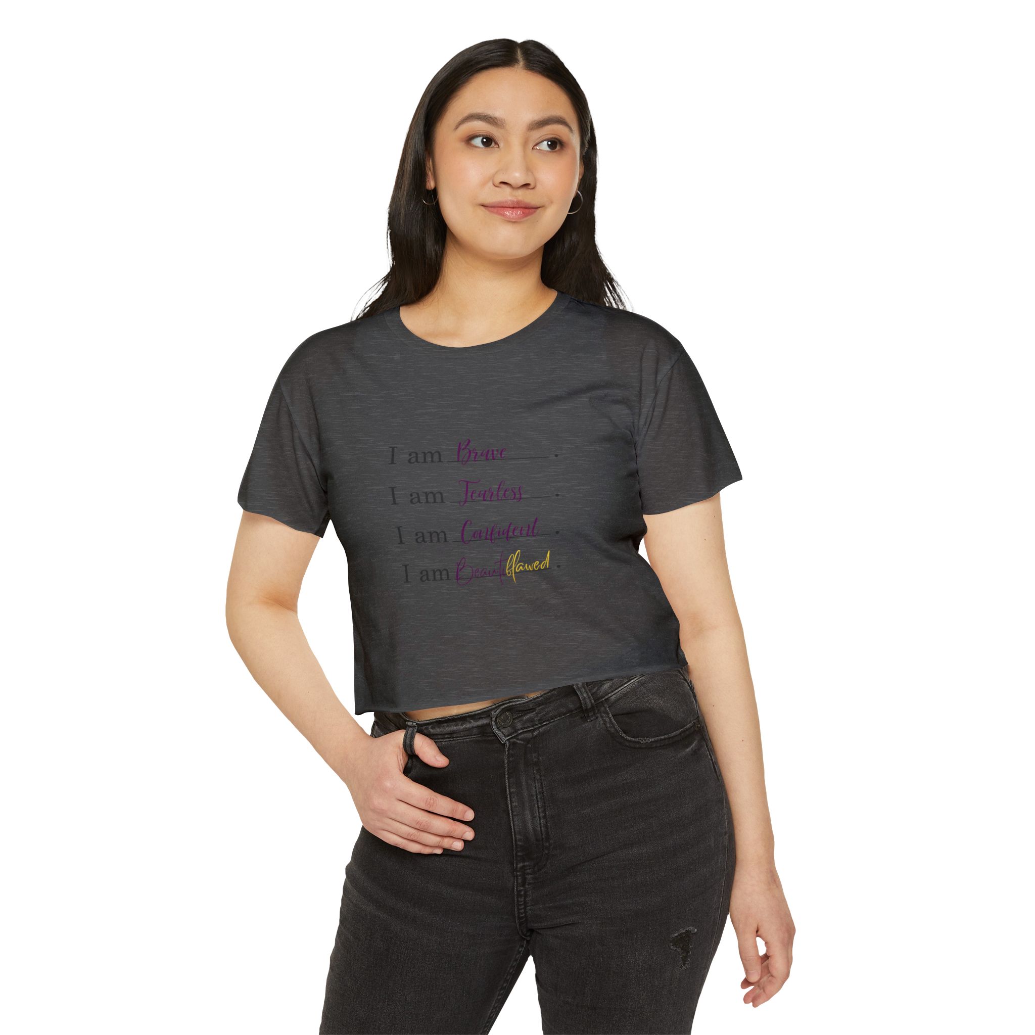 I am Beautiflawed Women's Curvy Tee - Image 15